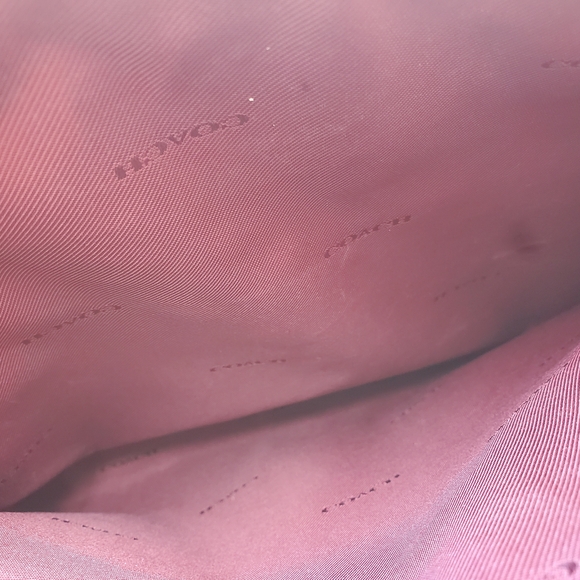 Coach Burgundy Leather Tote Bag - Picture 5 of 6